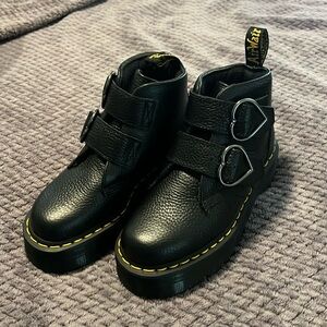 New Doc Martens Devon Heart Platform Boots
